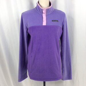 Columbia Benton Springs 1/4 Snap Fleece Pullover Sweatshirt Girls Size XL 18/20